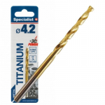 Metalo grąžtas SPECIALIST+ Titan, 4,2 mm