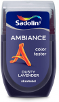 Spalvos testeris SADOLIN AMBIANCE DUSTY LAVENDER, visi&scaron;kai matiniai, 30 ml