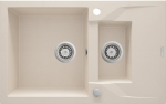 Deante granitinė virtuvinė plautuvė Deante Andante ZQN 5513, Beige