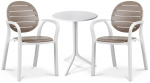 Lauko baldų komplektas PALMA/SPRITZ 2+1, Bianco