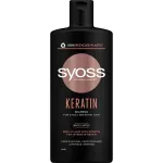&Scaron;ampūnas silpniems ir lūžinėjantiems plaukams Syoss Keratin Shampoo, 440 ml