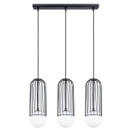 Pakabinamas &scaron;viestuvas SOLLUX BRINA 3L, 3xG9, max 8 W LED, juodas