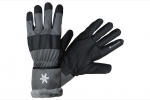 Žieminės darbo pir&scaron;tinės su TOUCH SCREEN medžiaga, kailio pa&scaron;ilitinimu, pilkos sp., 10 dyd