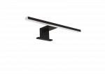 Vonios veidrodžių LED &scaron;viestuvas COMAD CAPRI ALA 2 BLACK, 30 cm