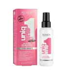 Atkuriamoji pur&scaron;kiama plaukų priemonė su lotosu Revlon Professional UniqOne&trade; All In One Lotus Flower Hair Treatment, 150 ml