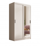 Spinta ADRK Hailey, balta sp., 120 cm x 60 cm x 205 cm, su veidrodžiu