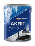 Sienų dažai ESKARO AKRIT 7, &scaron;ilko matiniai, baltos sp., A bazė, 2,85 l