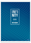 Sąsiuvinis INFINITY, A5, 52 lapų, 80 g, linijomis