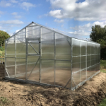 &Scaron;iltnamis DELUXE, 6 mm polikarbonato danga,  4 x 12 m, 48 kv.m