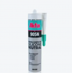 Neutralus Silikoninis Hermetikas AKFIX 905N, pilkos sp., 310 ml
