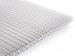 Polikarbonato lak&scaron;tas GUTTAGLISS DUAL, 4 x 1050 x 2000 mm, skaidrus
