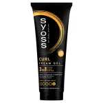 Kreminis gelis garbanotiems plaukams Syoss Curl Control, 250 ml