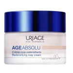 Dieninis veido kremas nuo senėjimo Uriage Age Absolu Redensifying Rosy Cream, 50 ml
