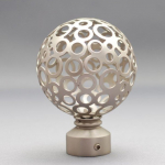 Karnizo užbaigimas MAGNUM, sidabro sp., &Oslash;16 mm, 2 vnt.