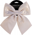 Kalėdinė dekoracija - kaspinas BOWTIE, &scaron;ampaninės sp., 28 cm