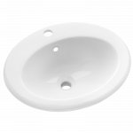 Pastatomas praustuvas Invena Ajtra, keramika, 49.5 cm x 45.5 cm x 18.5 cm