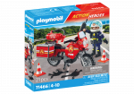 Ugniagesių motociklas ir alyvos i&scaron;siliejimas PLAYMOBIL ACTION HEROES 71466