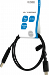 USB 2.0 kabelis DELTACO USBC-1004-LSZH, USB-A - USB-C , LSZH, 1m, juodas