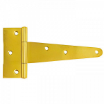Vartų lankstas ZT 125, 125 x 35 x 80 x 2 mm, geltonos sp.