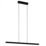 Pakabinamas LED &scaron;viestuvas EGLO Cambulos, 2x17W, 3000K, 4300lm,juodos sp., 93,5x10,5x110cm