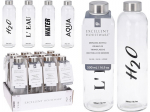 Stiklinė gertuvė - butelis, 750 ml, 4 dizainai, 1 vnt