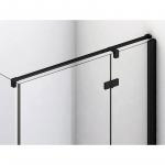 Sieninis stabilizavimo laikiklis AQUABATOS 120, juodos spalvos