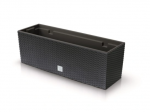 Lauko plastikinis vazonas RATO CASE, antracito sp., 18 x 58 x 20 cm