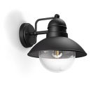 Sieninis lauko &scaron;viestuvas PHILIPS HOVERFLY, IP44 1xE27, max 60 W, 22,2x24,8x22,4cm