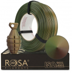 3D plastikas Rosa3D PET-G MAGIC ARMY, 1 kg, žalia/smėlinė/bronzinė sp.