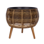 Vazonas WICKER 48x48xA43cm, &scaron;viesiai ruda