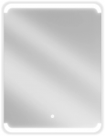 Vonios veidrodis Mexen Nida su LED ap&scaron;vietimu ir &scaron;ildymo kilimėliu, 60 x 80 cm