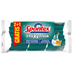 Kempinės SPONTEX Flexy & Fresh, 3 vnt.