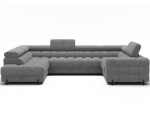 Kampinė sofa Fectory, pilka sp., 205 x 346 cm x 93 cm