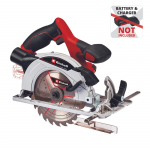 Akumuliatorinis diskinis pjūklas EINHELL TE-CS 18/165-1 Li Solo, 18 V, 165 x 20 mm, be akumuliatori.