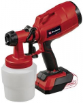 Akumuliatorinis dažų purk&scaron;tuvas EINHELL TC-SY 18/60 Li Solo, 18 V, 650 ml/min, 800 ml, be akumuliat.