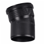 Betriuk&scaron;mės kanalizacijos alkūnė PIPELIFE Master 3Plus, DN110, 15&deg;