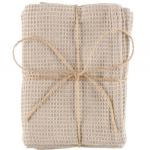 Virt. rank&scaron;luosčių rink. FANNIK, 50 x 70 cm, smėlio sp., 50% medv., 50% bambuko, 2 vnt.