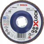 Žiedlapinis &scaron;lifavimo diskas BOSCH X-Lock, 125 mm, K 40 mm