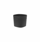 Plastikinis vazonas TERA CAPRI 29, juodos sp,. 29 x 27 cm