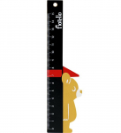 Medinė liniuotė 15cm ME&Scaron;KA