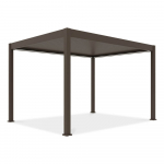 Pavėsinė Pergola ELEGANCE AUTOMATIC 300x400x256 cm su LED, Taupe