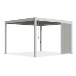 Vertikalios žaliuzės pavėsinėms Pergola ELEGANCE/DELUXE/FUSION 1.3 m, balta (123.5 cm)
