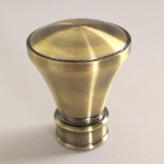 Karnizo užbaigimas TORINO, metalinis, send. aukso sp., &Oslash; 19 mm, 2 vnt.