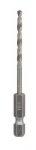 Metalo grąžtas BOSCH, HSS, 3 x 33 x 74 mm, HEX