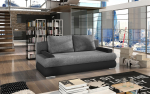 Sofa Milo, pilka/juoda