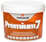 Sienų dažai TOPCOLOR PREMIUM 7, matiniai, baltos sp., 10 l