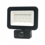 LED prožektorius TOPE TAMASENS, IP65, 10 W, 4000 K, 1200 lm, su judesio davikliu, juodos sp.