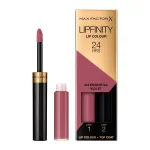 Ilgai i&scaron;liekantys lūpų dažai Max Factor Lipfinity Lip Colour, 310 Essential Violet, 2,3 ml