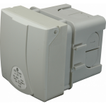 Lizdas potinkinis SEZ, 5x16A, IP44, 400V, Pilkas