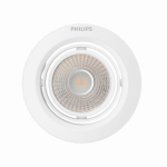 Įleidžiamas LED &scaron;viestuvas PHILIPS POMERON SCENE SWITCH, 3 W, 2700 K, 200 lm, dimeriuojamas &Oslash;9 cm
